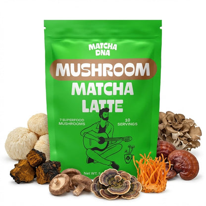 MatchaDNA Matcha Powder Sticks 7 Pack (20g Each) – Sweetened with Milk, No Sugar Added – Organic Matcha Powder Green Tea Latte Mix for Hot or Iced Drinks – Organic Macha Tea, Smooth Energy Boost