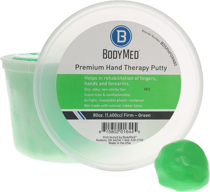 BodyMed Premium Hand Therapy Putty, Yellow, 6 Oz., Soft, Strengthening Therapy Putty for Physical Rehabilitation
