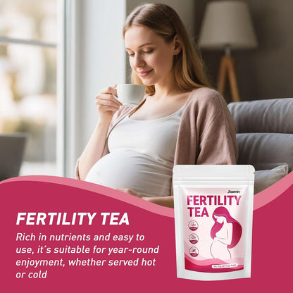 Jiaoming Fertility Tea for Women, Be An Easy Mama to Help With Conception Ovulation, Chinese Natural Herbal Female Hormone Balance Teabags