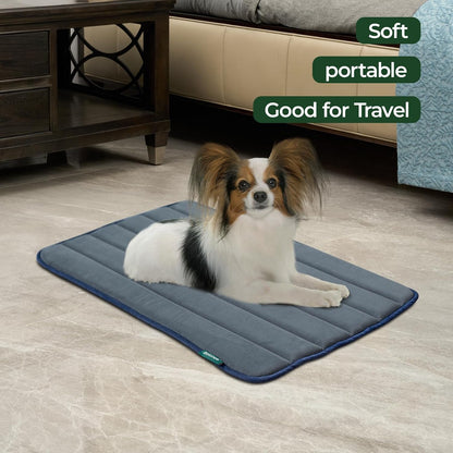 BALANCE Dog Crate Pad, Dog Foam Crate Mat Kennel Pad, Washable Water-Resistant Pet Bed Flat Dogs Cage Mat for Large Dogs