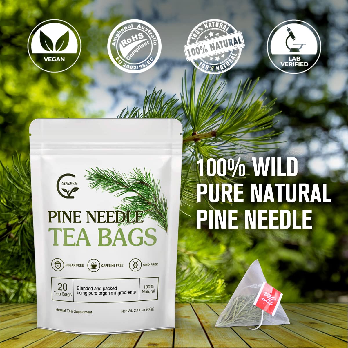 Organic Roasted Dandelion Root Tea with Milk Thistle Tea - Supports Kidney Function and Liver Function, 30 Tea Bags
