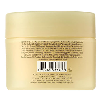 Naturium Glow Getter Body Scrub, Exfoliating Sugar Crystals with Linoleic-Rich Oils, Glycerin & Squalane, 226 g / 8 oz