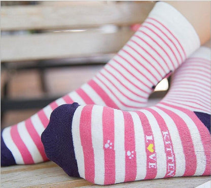 Jeasona Cute Cat Gifts for Women Animal Cat Socks Wife Mom Girlfriend Daughter