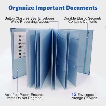 Document Organizer,File Organizer for Paper,Important Documents for Office and School,in Case I Go Missing Binder(Pink,2In Thick)