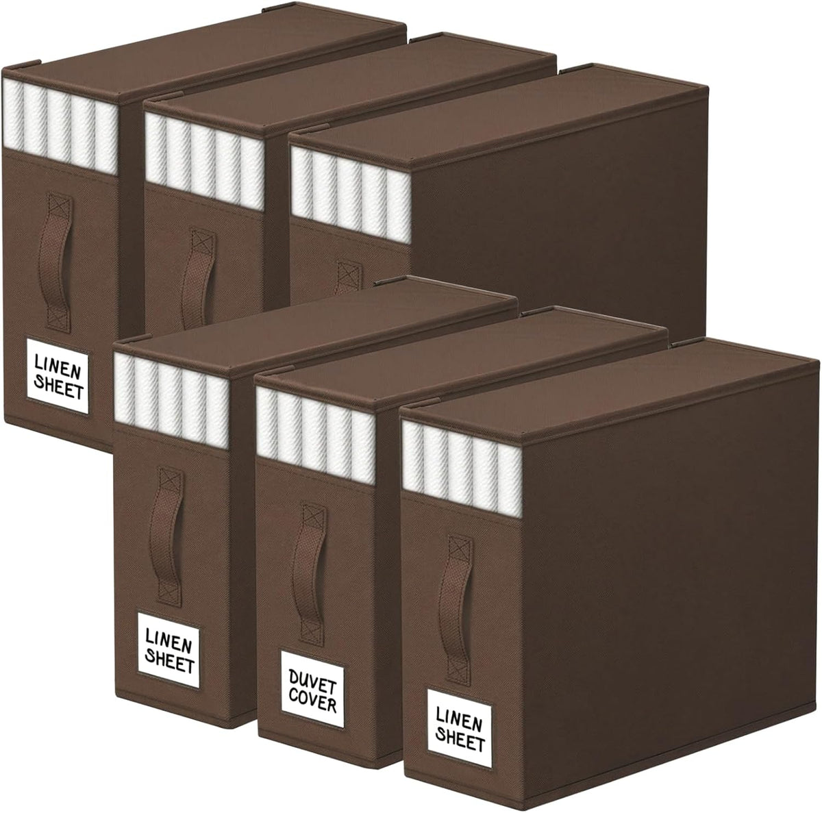 StorageTastic Bed Sheet Closet Organizers and Storage Under Bed Storage