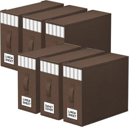 StorageTastic Bed Sheet Closet Organizers and Storage Under Bed Storage