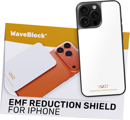WAVEBLOCK EMF Blocker Sticker for iPhone 15 White