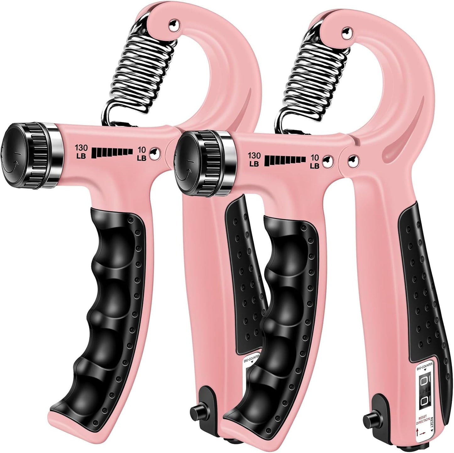 HiKeep Grip Strength Trainer (2 Pack), Forearm Strengthener, Hand Grip Gripper Strengthener, Hand Strengthening Devices, Forearm Exerciser, Finger Wrist Strengthener, Exercisers Squeezers for Strength