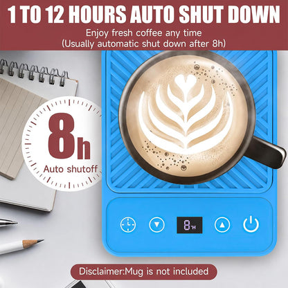 Mug Warmer - Electric Coffee Mug Warmer for Desk with Temperature Display