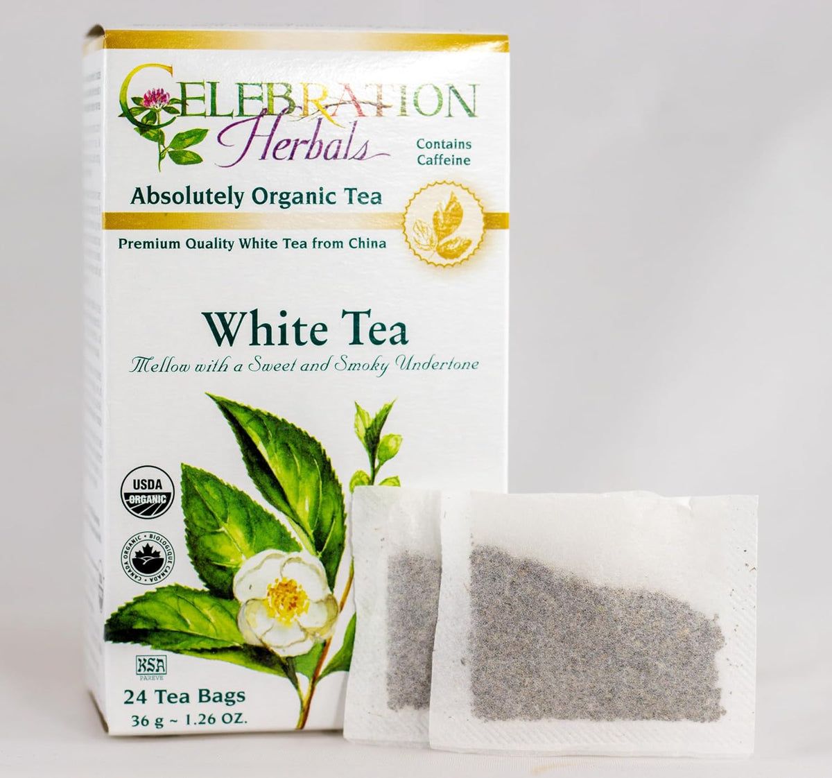 Celebration Herbals Organic Herbal White Tea - 24 Herbal Tea Bags