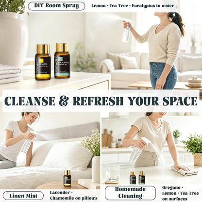 MAYJAM 35x5ML Essential Oil Set for Diffuser Massage Soap Candle Making