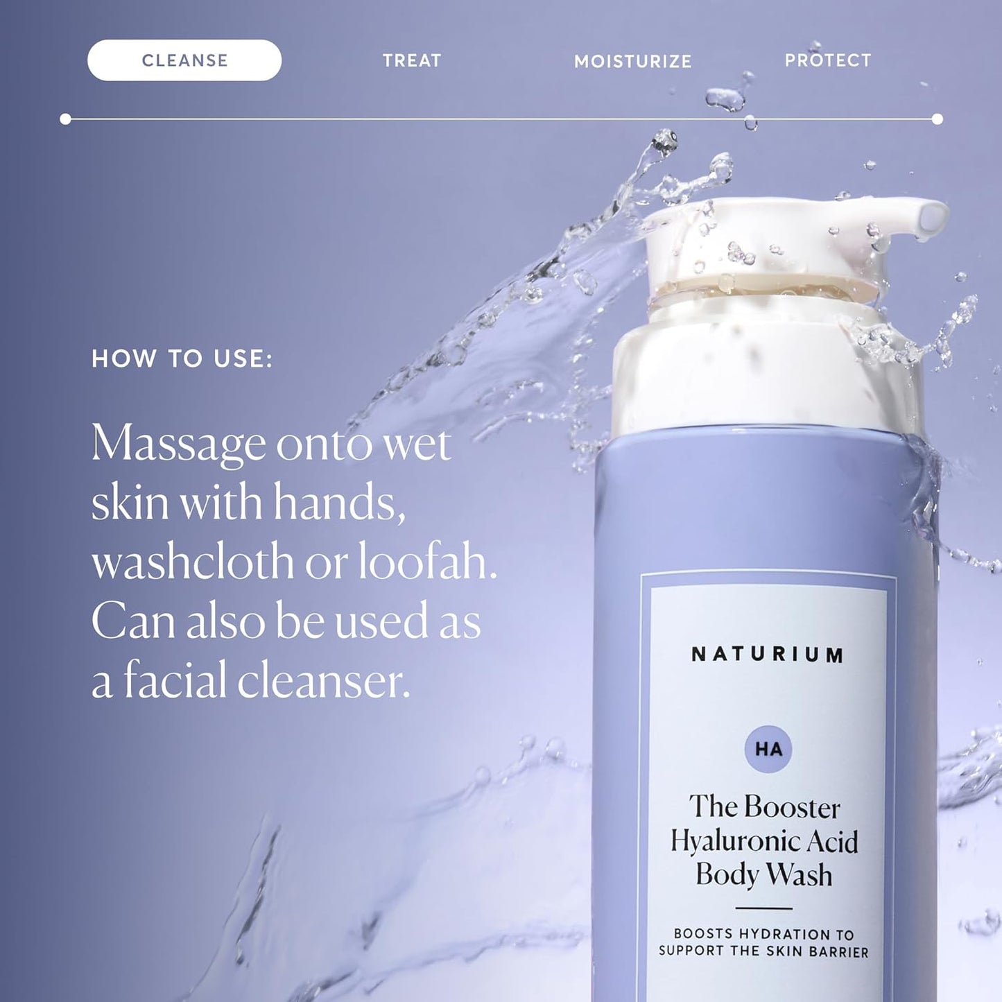 Naturium The Smoother Glycolic Acid Exfoliating Body Wash, Soft & Smoothing Cleanser, 16.9 oz