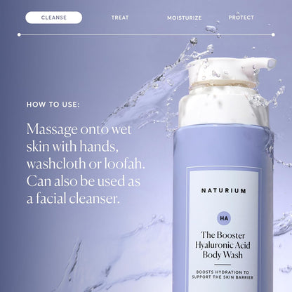 Naturium The Smoother Glycolic Acid Exfoliating Body Wash, Soft & Smoothing Cleanser, 16.9 oz