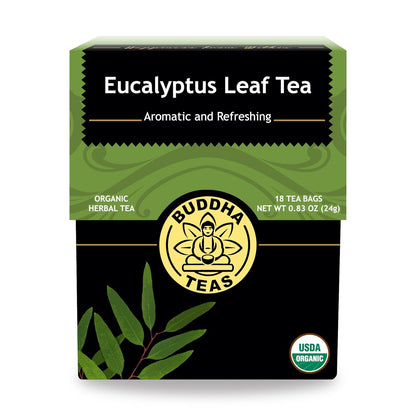 Buddha Teas Organic Lemon Balm - OU Kosher, USDA Organic, CCOF, 18 Bleach-Free Tea Bags