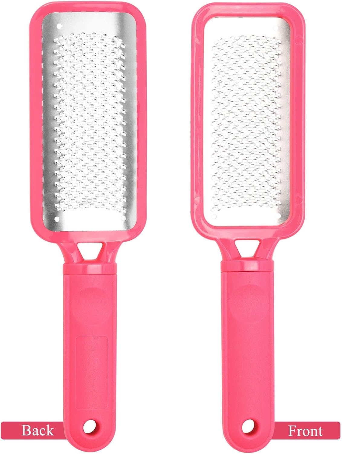 3 Pieces Colossal Foot Files Kit Foot Scrubber Foot Rasp and Double-Sided Heel Files Pedicure Tools Callus Remover Stainless Steel Feet Scraper Foot Grater for Dead Skin