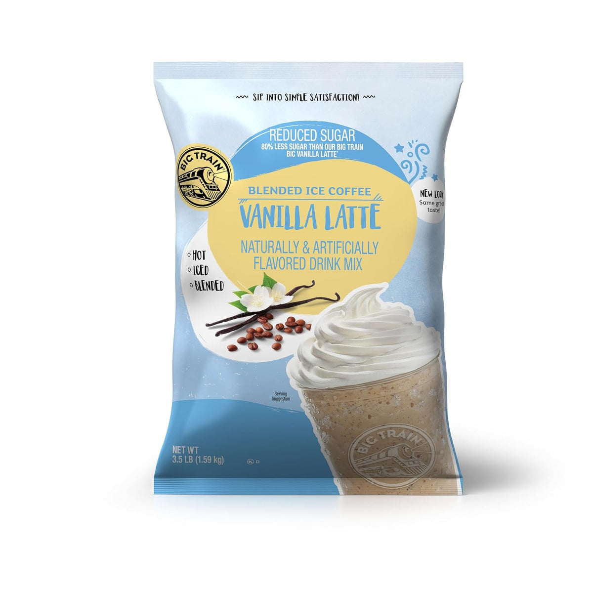 Big Train Spiced Chai Tea Latte Beverage Mix, 1.9 lb (Pack of 1) - Colors B