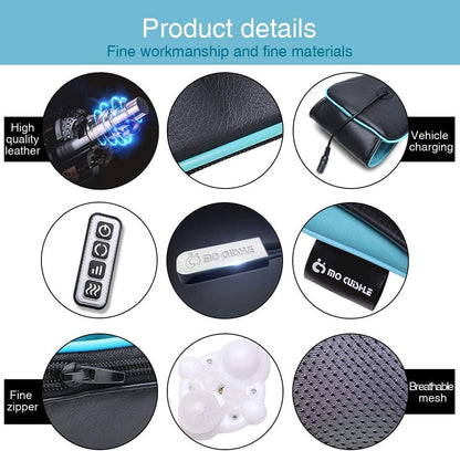 Mo Cuishle Women Men Gifts, Shiatsu Back Shoulder and Neck Massager with Heat, Electric Deep Tissue 4D Kneading Massage, Best Gifts for Mom Dad Wife Husband her Him, Christmas, Birthday (NOT Cordless)