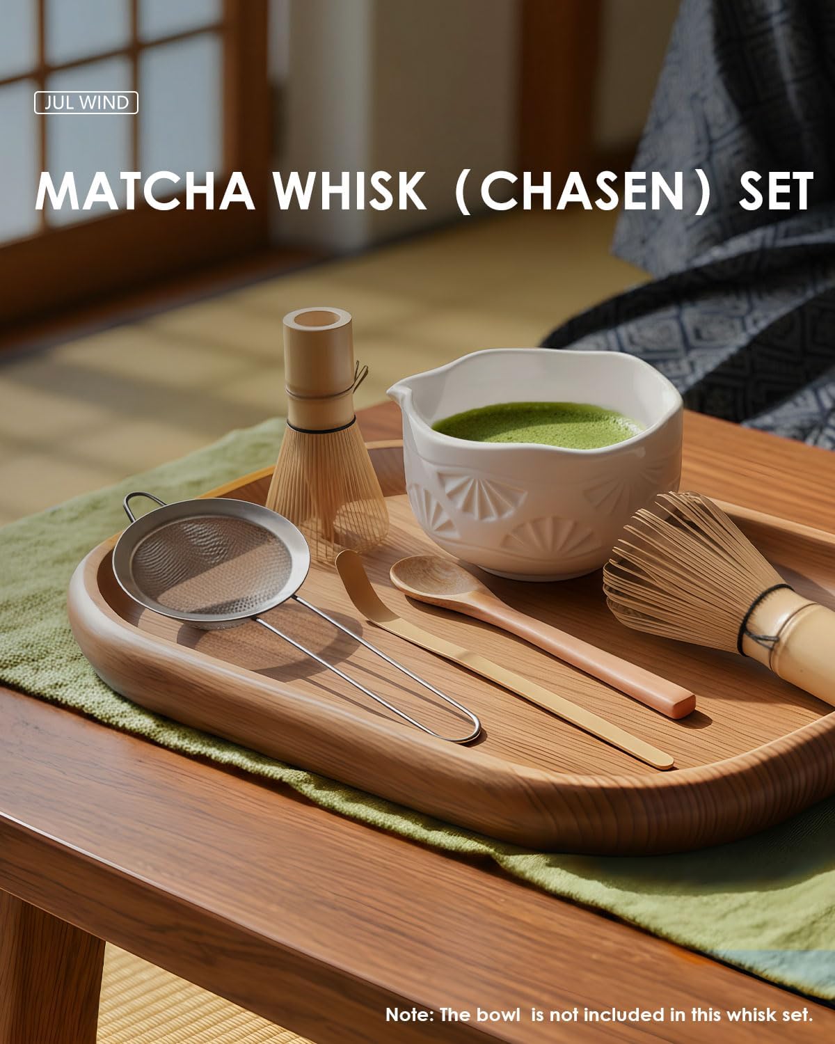 Matcha Whisk - 2-pack Bamboo matcha Whisk set, Handcrafted Traditional Japanese Chasen, 100-Prong Matcha Stirrer Wisk Mixer Brush for Authentic Matcha Tea Preparation