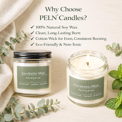 Scented Candles Gift Set, Long Lasting 6 Pack Aromatherapy Candles for Home, 42 oz 300 Hour Burn, Lavender Jasmine Vanilla Sage Sandalwood Rose Eucalyptus Mint, Gifts for Women