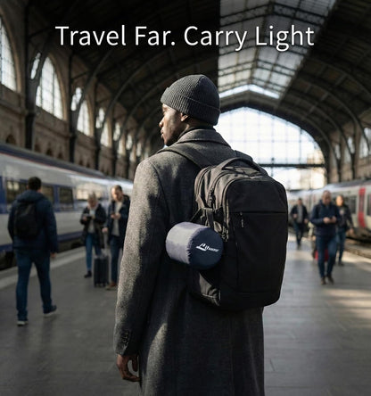Litume Travel Blanket Lightweight and Breathable, 67 x 48 in Soft Airplane Flight Blanket for Travelers, Foldable Camping Sheet with Stuff Sack for Train, Camp, backpacking, office, home (Velvet E650)