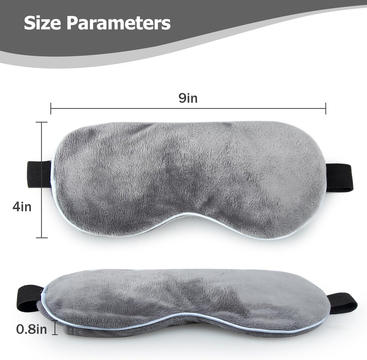 Moist Heat Eye Compress&Microwave Hot Eye Mask for Dry Eyes，Heated Eye Mask Natural and Healthy Therapies