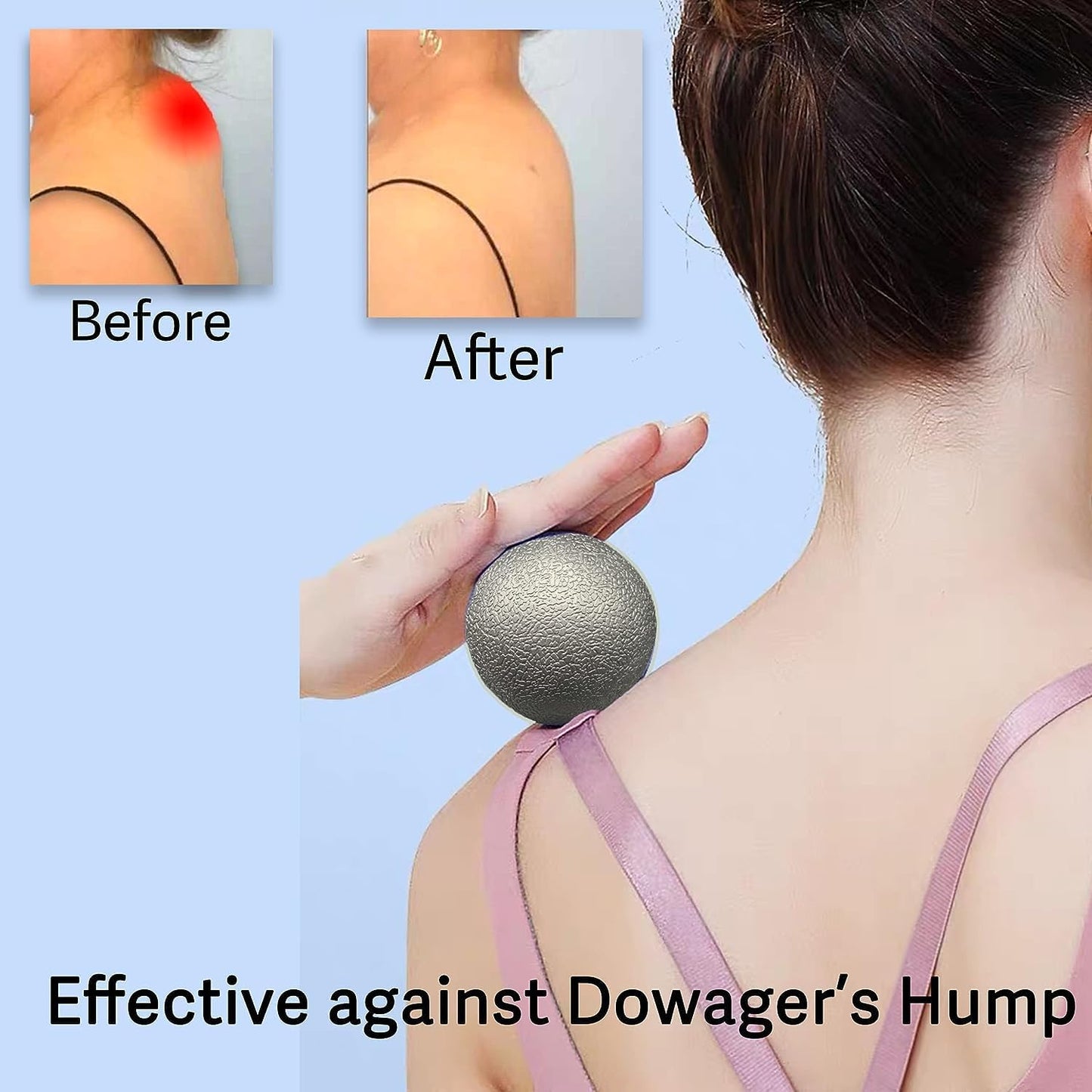 Hard Lacrosse Ball + Soft Peanut Massage Ball Set – Deep Tissue & Trigger Point Tool for Plantar Fasciitis Relief, QL, Iliacus, Glutes, Neck, Hamstrings, Hip Flexors & Myofascial Release