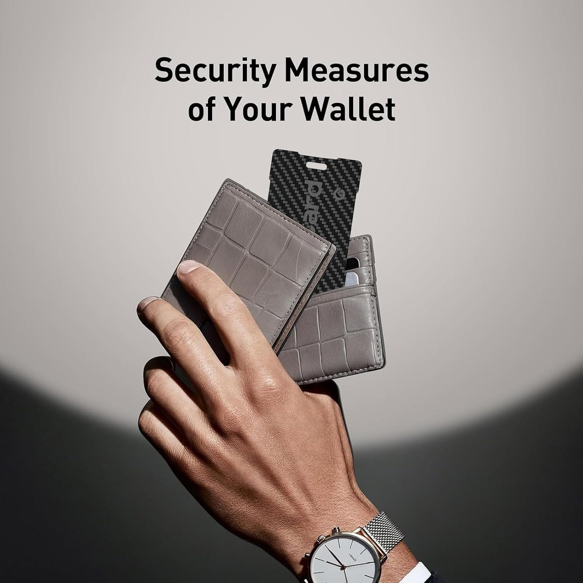 Wireless Charging Wallet Tracker Card Android & iOS, Find My