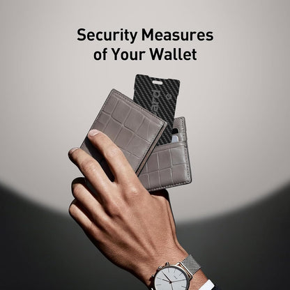 Wireless Charging Wallet Tracker Card Android & iOS, Find My