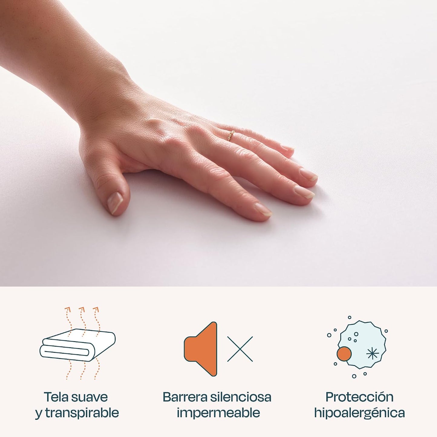 Linenspa Waterproof Mattress Protector — Breathable, Noiseless, Full