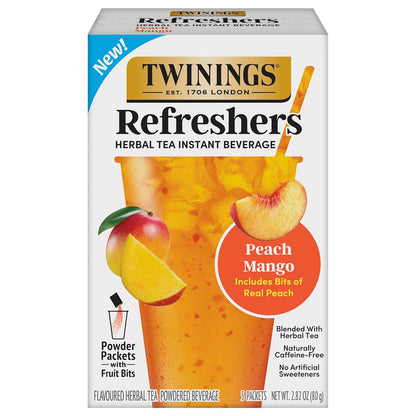 Twinings Strawberry & Raspberry Herbal Iced Tea, 72 Oversized Tea Bags, Makes 18 Pitchers or 144 Servings, Unsweetened, Naturally Caffeine-Free, 72 Count (Pack of 1)