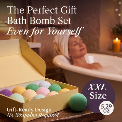 XXXL Bath Bombs for Women, 7pc, Birthday Gifts for Women by AdeleGourdain
