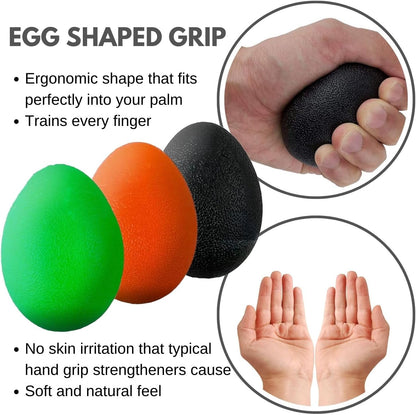 The Friendly Swede Stress Balls for Adults, Different Resistance Levels