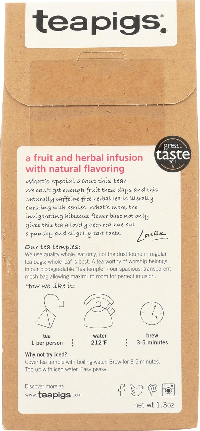 Teapigs Super Fruit Tea, 15 ct