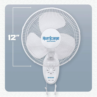 Hurricane Classic 6 Inch Clip Fan, 2 Speed Portable Desk Table Fan with Tilt, White