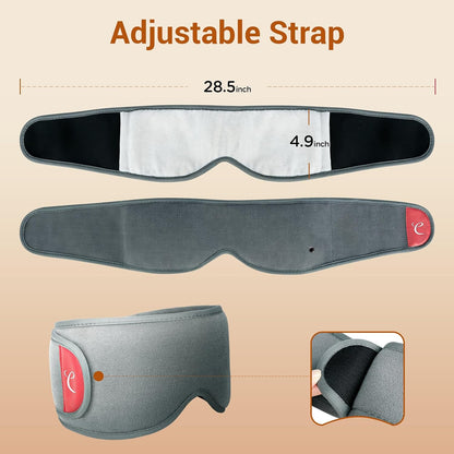 Comfytemp Heated Eye Mask for Dry Eyes, USB Wearable Eye Heating Pad