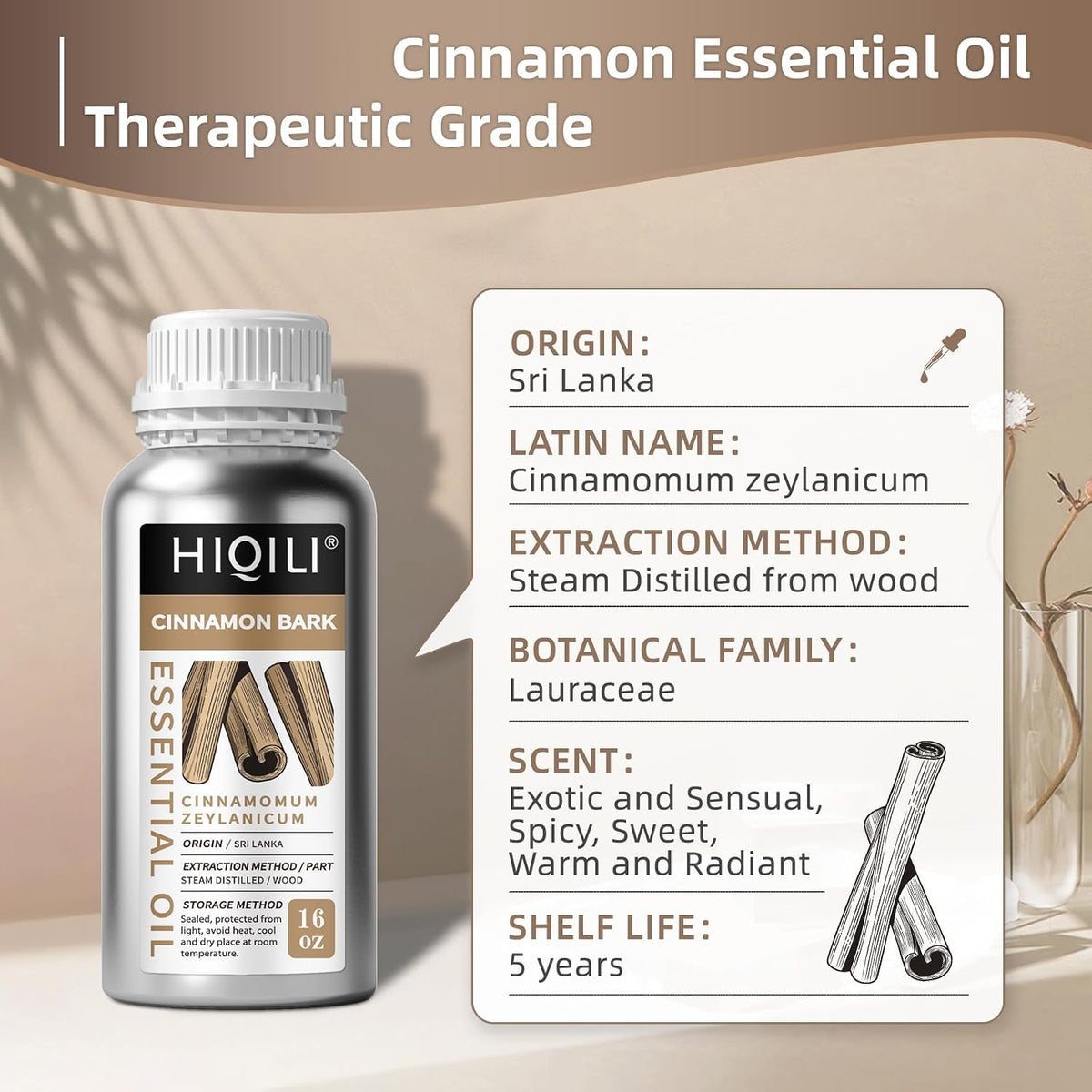 HIQILI Lavender Essential Oil for Diffuser, Aromatherapy & Air Freshening