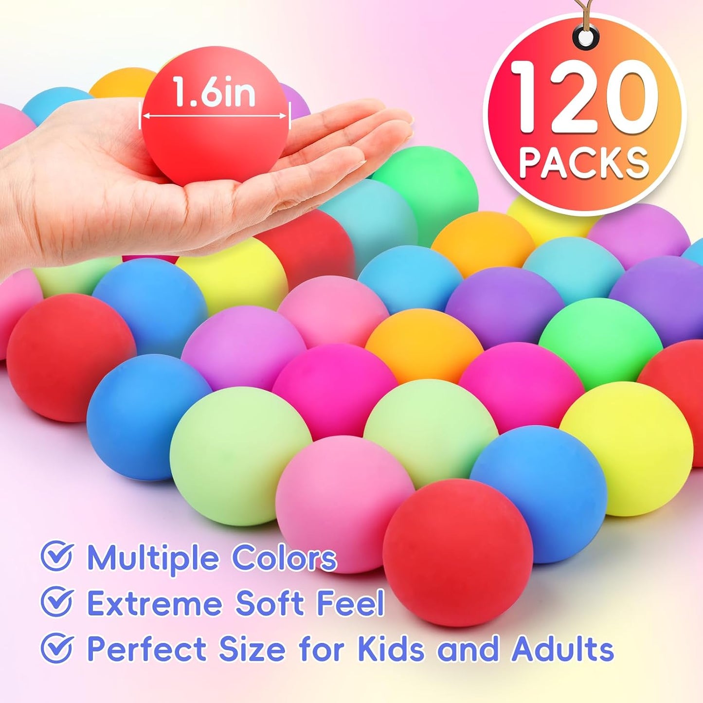 12 Pack Slow Rising Stress Ball,Stress Balls for Kids Adults,Stretchy Fidget Toys for Stress Relief,Hand Therapy Sensory Squishy Ball, Squishy Toys for Kids, Classroom Prize Box Party Favors
