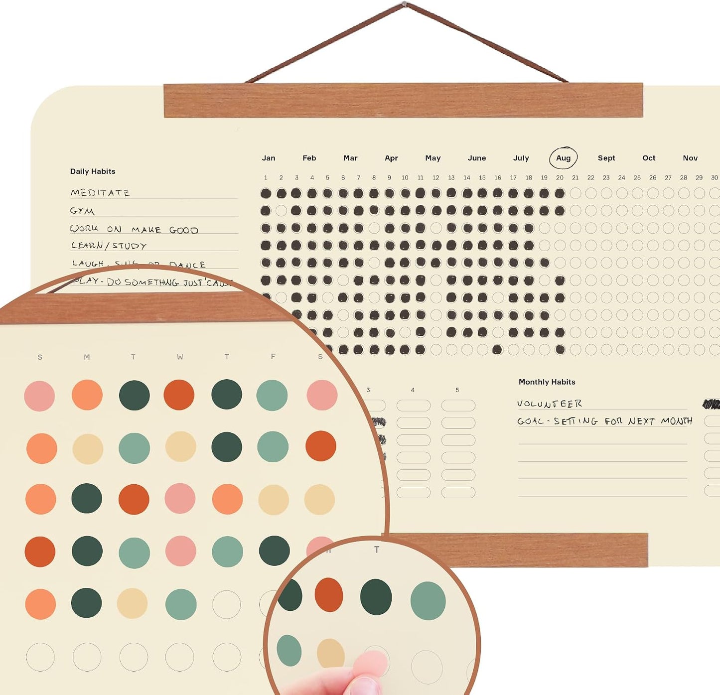 Essential Habits - A Visually Stunning 2-in-1 Habit Tracker that Helps You Build Good Habits and Break Bad Ones using a Proven and Easy-to-use Tracking System