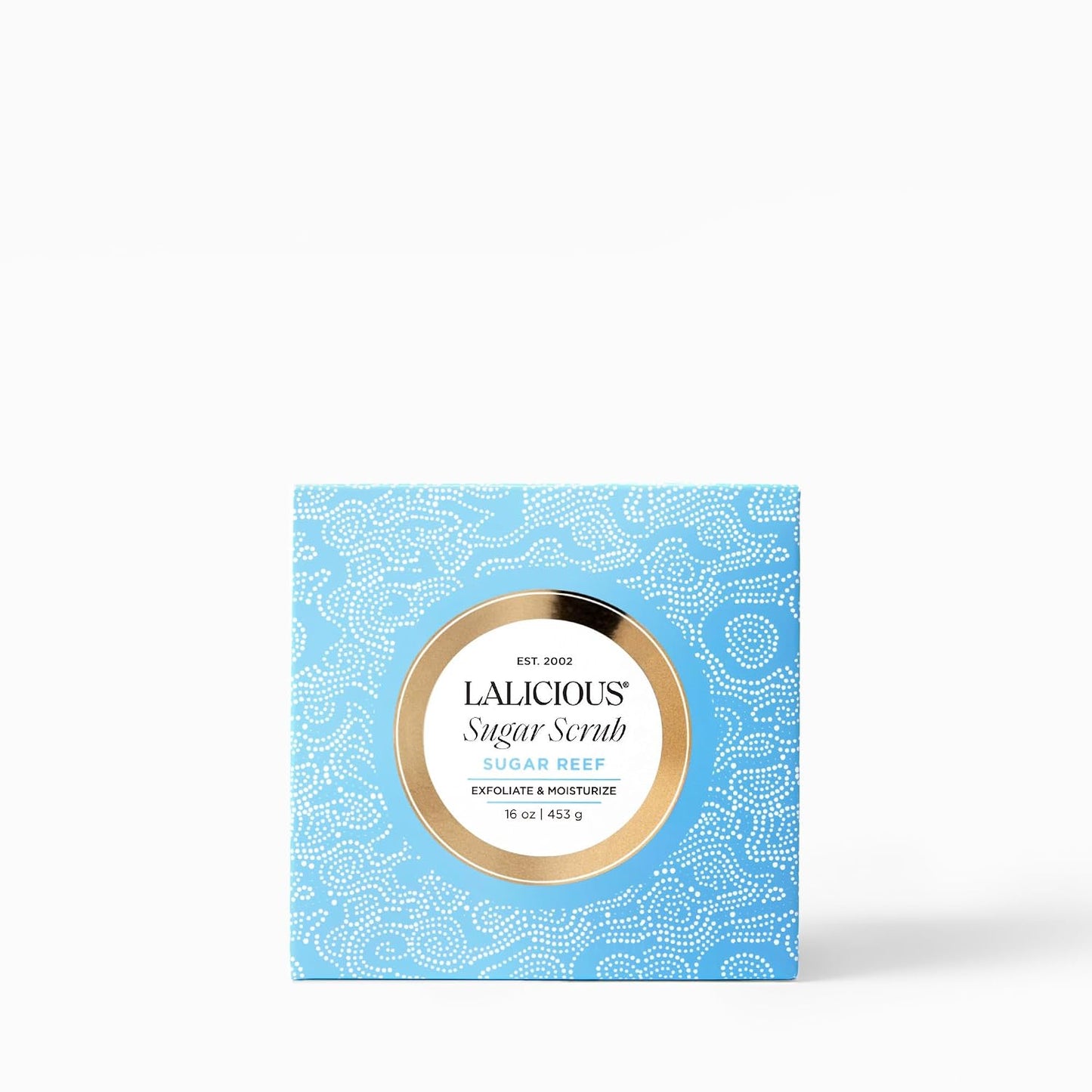 LALICIOUS Endless Summer Exfoliating & Moisturizing Body Scrub | Sugar & Coconut Oil | Pre-Shave Scrub for Ingrown Hairs & Razor Bumps | Gently Buffs & Smooths Sensitive Skin | No Parabens Large 16oz