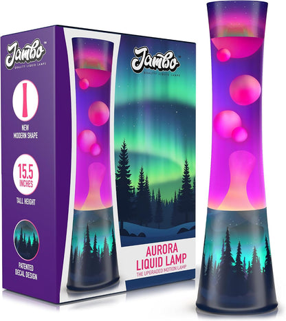 JAMBO 15.5" The Upgraded Motion Lamp, Sunset Decal Motion Light, Beautiful Home Decor, Living Room Bedroom Lamp, Relaxing Nightlight for Teens, Kids & Adults