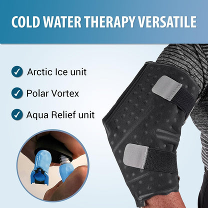 Cold Water Therapy Kneepad for use with Cryotherapy Units - Pad Only for Circulating Ice Machine for Knee Surgery, Injury, ACL - Pain Relief Cold Therapy Pad for Post Surgery Recovery