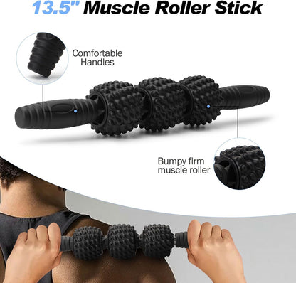 5 in 1 Foam Roller Set High Density Patented Foam Roller for Exercise