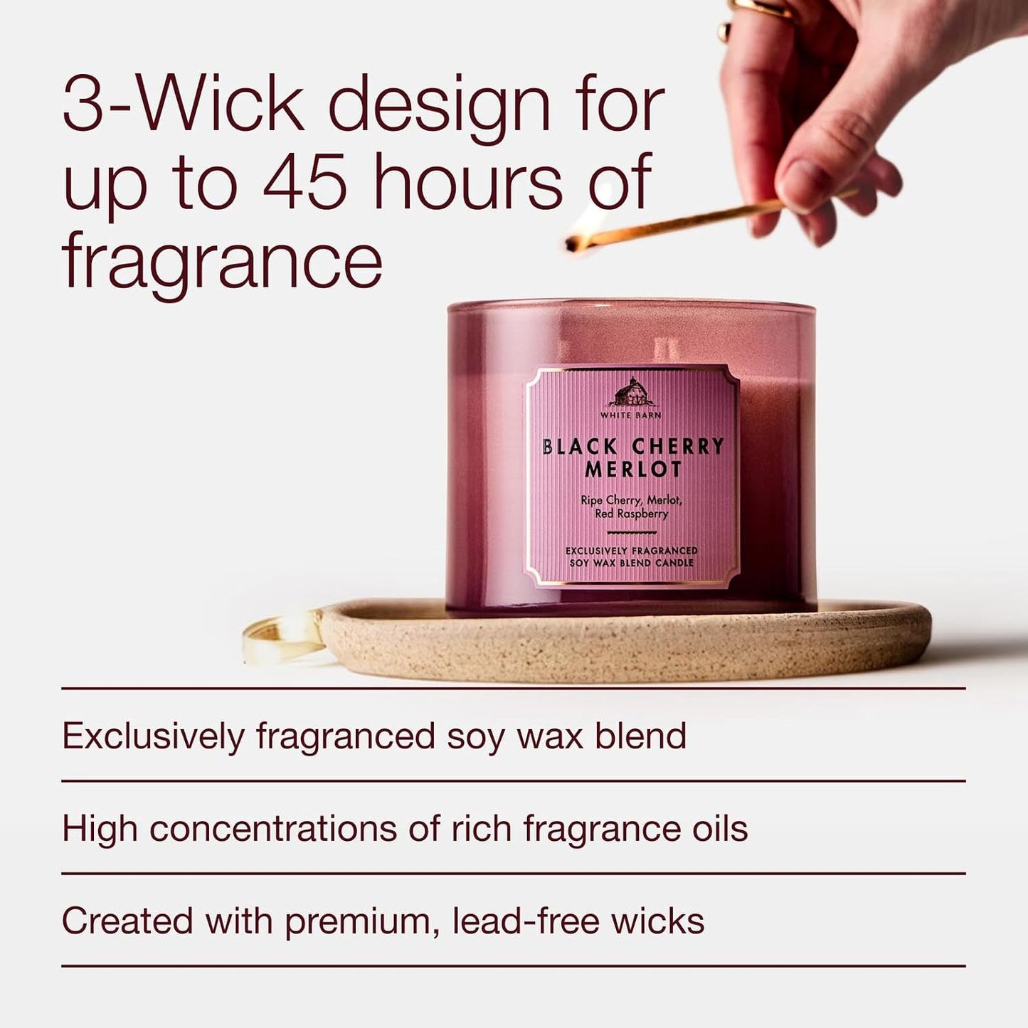 Bath & Body Works Eucalyptus Spearmint 3-Wick Candle - Scented Candle for At-Home Use - Long-Lasting, Room-Filling Fragrance - High Fragrance Oil Concentration - Soy Wax Blend - 2-Pack