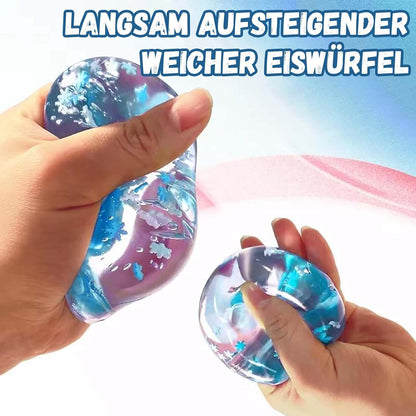 2Pcs Stress Balls for Adults, Stress Cube Fidget Toys, Enhanced Grip Strength Squeeze Toys, Valentines, Easter, Party Favors, Square Shape Stress Cube Stress Relief Toys for Adult