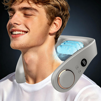 Portable Fan Clip on Pants-Personal Little Light Weight Waist Fan Coolclip Belt Hip Pocket Hard Hat,Wireless Wear Charging Battery Powered Quiet Undershirt Waist Band Coolclip Fans Adult Kid White