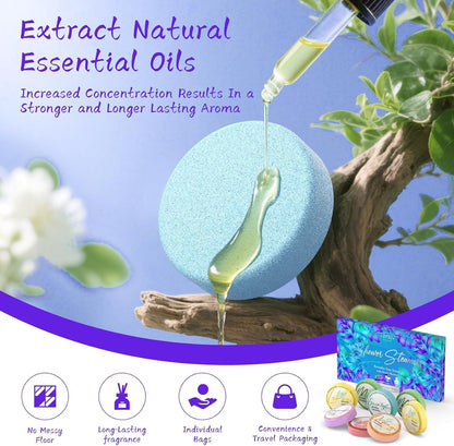 Shower Steamers Aromatherapy 8 Pack - Gifts for Women, Shower Bombs with Essential Oils, Self Care and Stress Relief Stocking Stuffers, Relaxation Birthday Gifts for Women and Men