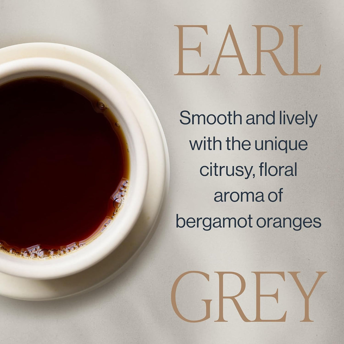 Rishi Tea Earl Grey Organic Black Sachet Tea Bags, Caffeinated, 50ct