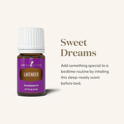Young Living Lavender Essential Oil | 15 ml | Soothing & Relaxing Aroma for Massage, Aromatherapy, & Skin Care | Calms the Mind & Enhances Relaxation | Authentic Fragrance for Perfume