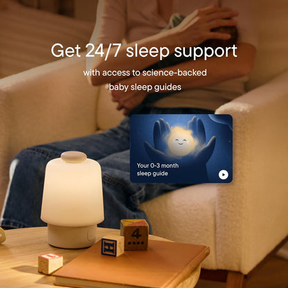 Hatch Baby Sound Machine, Night Light | Hatch Baby | Sleep Support | Registry Essential, Routine Builder, Time-to-Rise Alarm Clock, White Noise, Nursery Stories, Toddler Kids (Wi-Fi) (Putty)