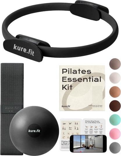 Pilates Kit | Pilates Equipment Set for Home Workouts | Accessories & Guide